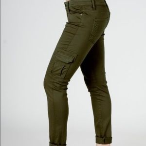 Paige Denim Green Cargo Pants